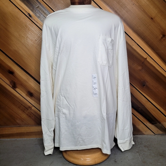 NEW! Men's Big & Tall Long Sleeve Pocket T-Shirt - Goodfellow & Co - Picture 5 of 8